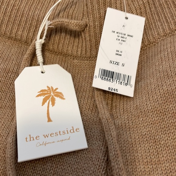 Tan knit joggers! brand new! - Picture 2 of 2